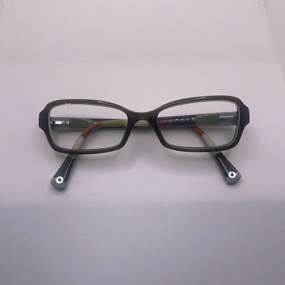 Coach Eyeglasses FRAME ONLY HC6010 Quinn 50-16-135 Dark Olive 805